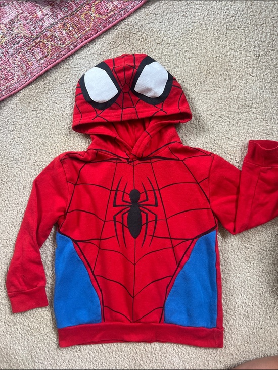 Other - Spider-Man Red & Blue Hooded Kids Pullover